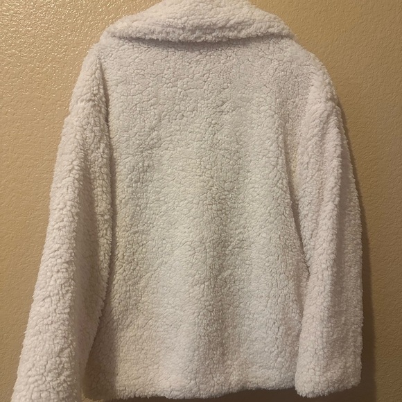 SHEIN White Teddy Jacket - Picture 2 of 3